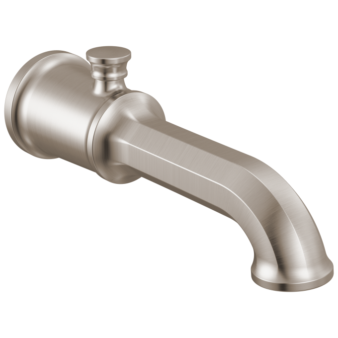 BRIZO Beauclere Diverter Tub Spout — Luxe Nickel