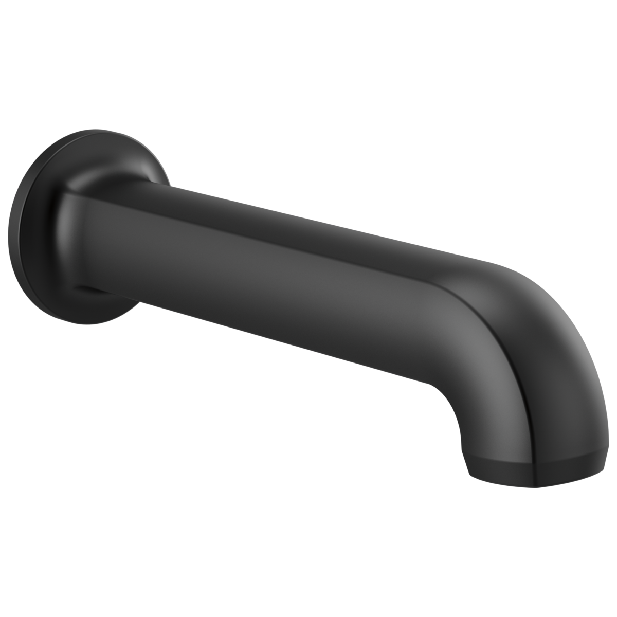 BRIZO Allaria Non-Diverter Tub Spout — Matte Black