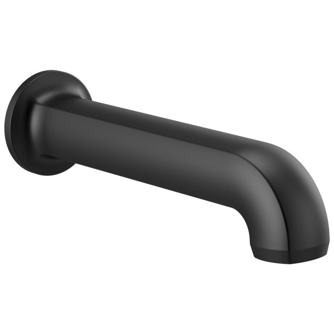 BRIZO Allaria Non-Diverter Tub Spout — Matte Black