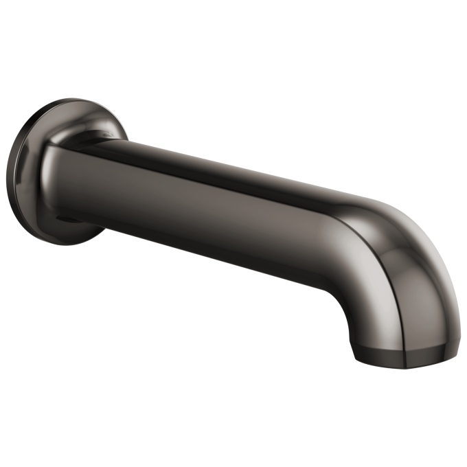 BRIZO Kintsu Non-Diverter Tub Spout — Brilliance Black Onyx