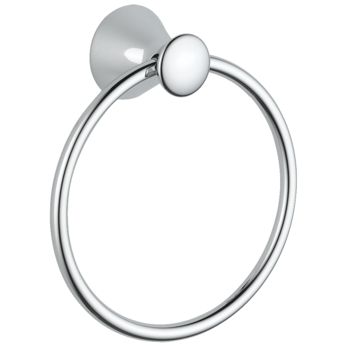 DELTA Lahara Towel Ring — Chrome