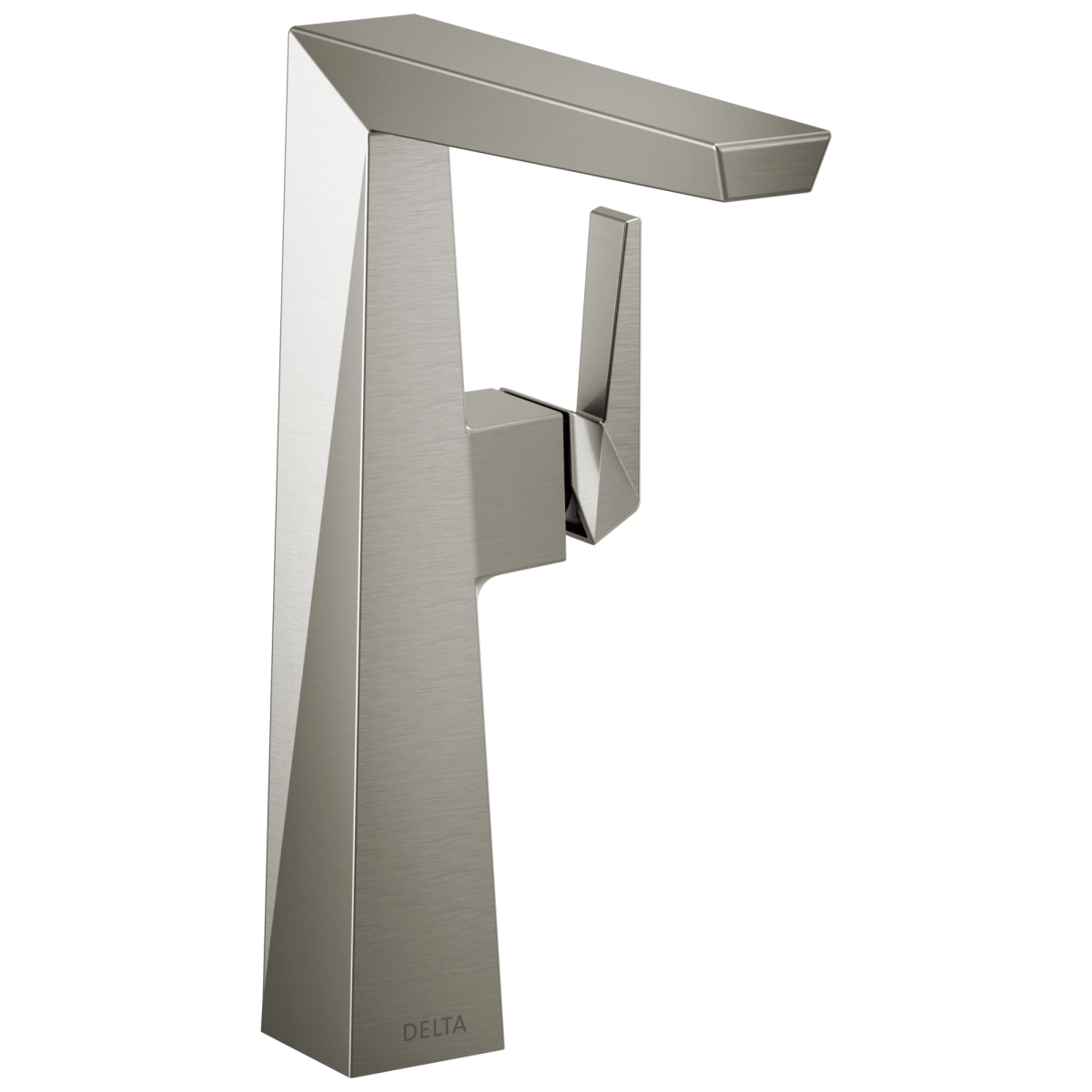 DELTA Trillian Single Handle Vessel Bathroom Faucet — Lumicoat® Stainless