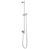BRIZO Essential Shower Linear Round Slide Bar With Hose — Chrome