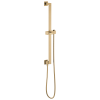 BRIZO Essential Shower Linear Square Slide Bar With Hose — Luxe Gold