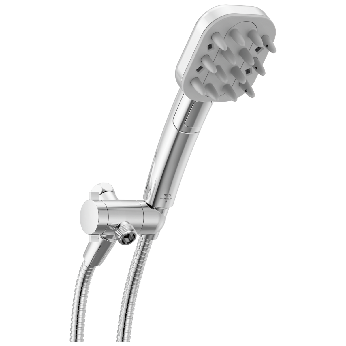 DELTA Universal Showering Components Detangling Shower Tool — Chrome