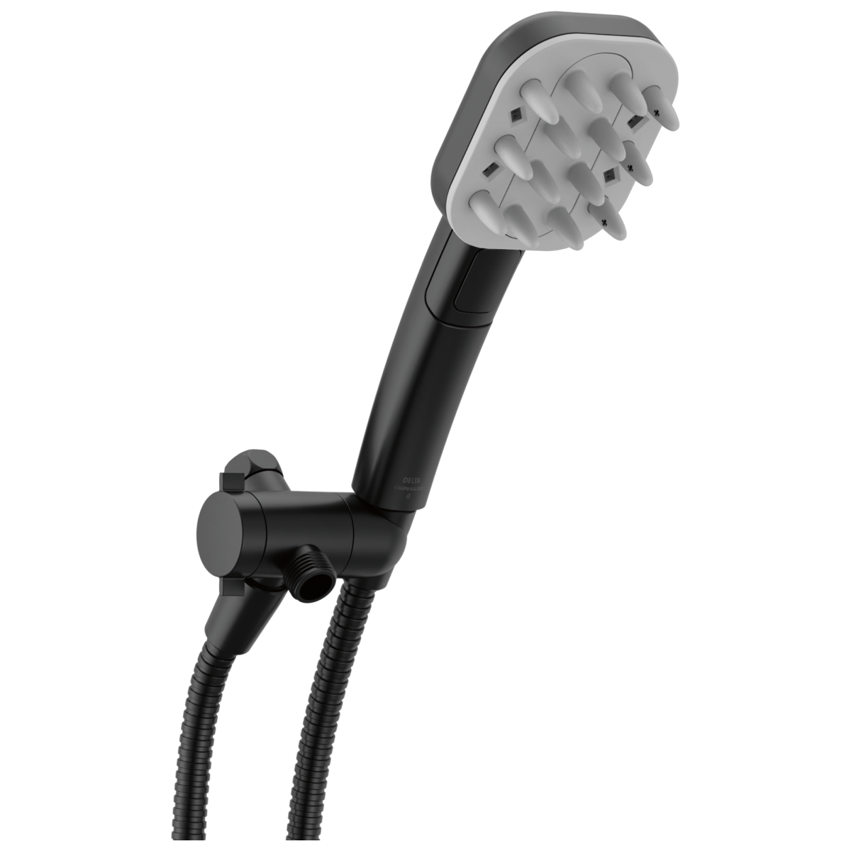 DELTA Universal Showering Components Detangling Shower Tool — Matte Black