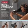 DELTA Universal Showering Components Detangling Shower Tool — Matte Black