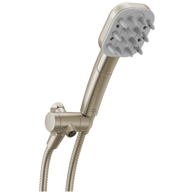 DELTA Universal Showering Components Detangling Shower Tool — Spotshield Brushed Nickel