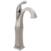 DELTA Dryden Single Handle Vessel Bathroom Faucet — Stainless