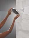 DELTA Universal Showering Components PivotPro Raincan Shower Head with TouchClean Spray Face — Chrome
