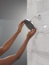 DELTA Universal Showering Components PivotPro Raincan Shower Head with TouchClean Spray Face — Chrome