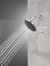 DELTA Universal Showering Components PivotPro Raincan Shower Head with TouchClean Spray Face — Chrome