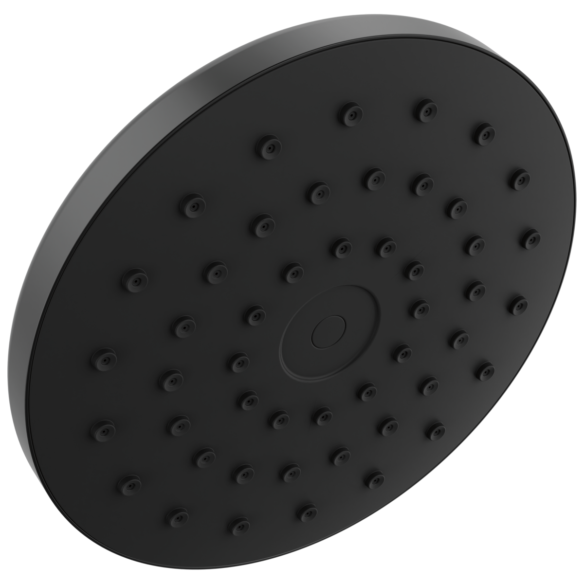 DELTA Universal Showering Components PivotPro Raincan Shower Head with TouchClean Spray Face — Matte Black