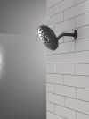 DELTA Universal Showering Components PivotPro Raincan Shower Head with TouchClean Spray Face — Matte Black