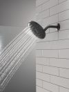 DELTA Universal Showering Components PivotPro Raincan Shower Head with TouchClean Spray Face — Matte Black
