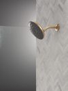DELTA Universal Showering Components PivotPro Raincan Shower Head with TouchClean Spray Face — Champagne Bronze