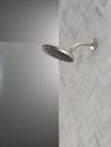 DELTA Universal Showering Components PivotPro Raincan Shower Head with TouchClean Spray Face — Spotshield Brushed Nickel