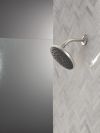 DELTA Universal Showering Components PivotPro Raincan Shower Head with TouchClean Spray Face — Spotshield Brushed Nickel