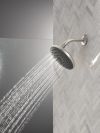 DELTA Universal Showering Components PivotPro Raincan Shower Head with TouchClean Spray Face — Spotshield Brushed Nickel