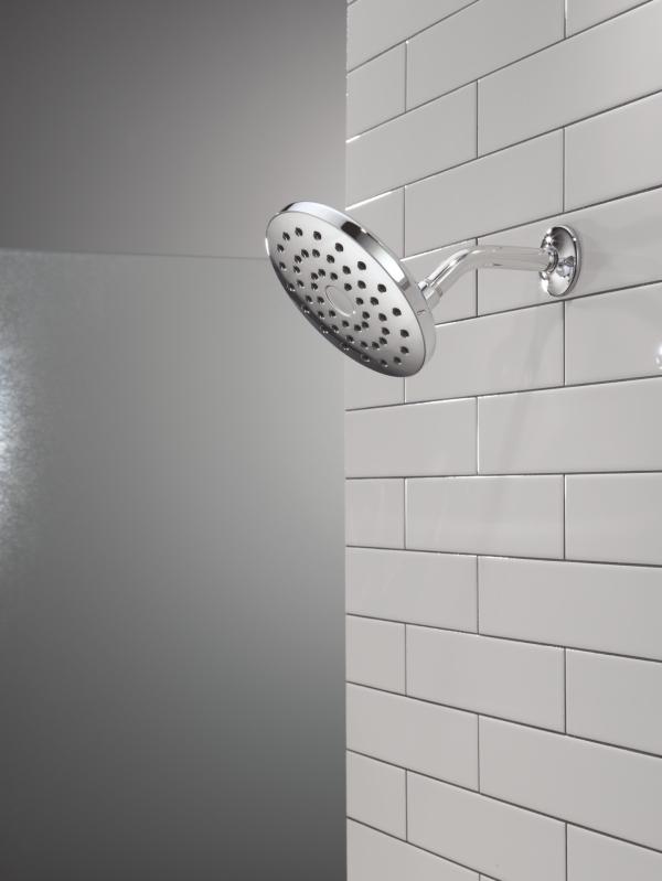 DELTA Universal Showering Components PivotPro Raincan Shower Head — Chrome
