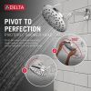 DELTA Universal Showering Components PivotPro Raincan Shower Head — Chrome