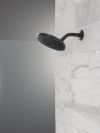 DELTA Universal Showering Components PivotPro Raincan Shower Head — Matte Black