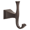 DELTA Dryden Double Robe Hook — Venetian Bronze