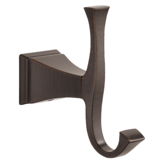 DELTA Dryden Double Robe Hook — Venetian Bronze