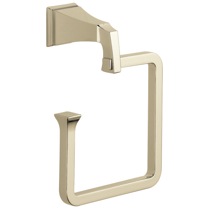 DELTA Dryden Towel Ring — Polished Nickel