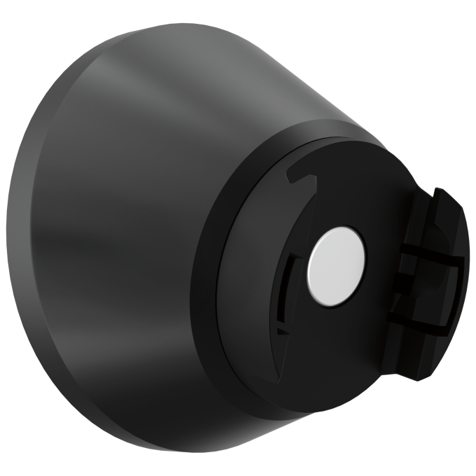 DELTA Universal Showering Components SureDock Magnetic Docking Mount — Matte Black