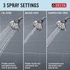 DELTA Universal Showering Components 3-Setting Shower Head, 2-Pack — Chrome