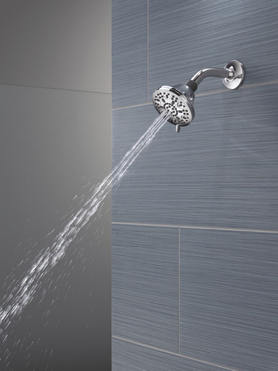 DELTA Universal Showering Components 3-Setting Shower Head, 2-Pack — Chrome