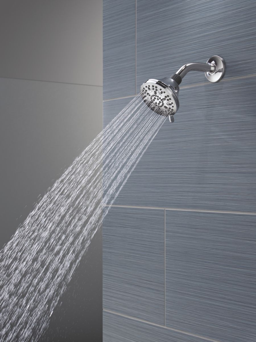 DELTA Universal Showering Components 3-Setting Shower Head, 2-Pack — Chrome