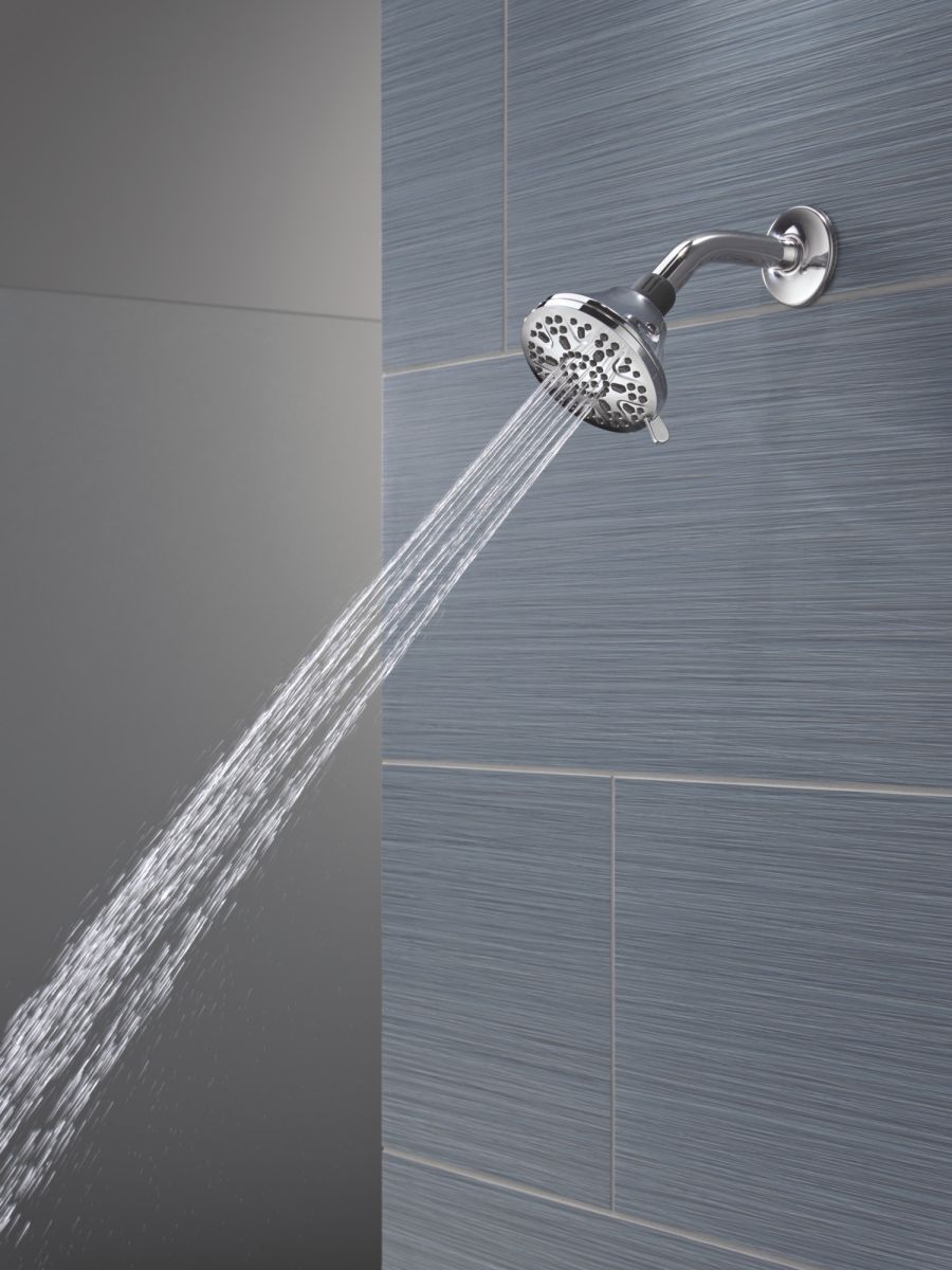DELTA Universal Showering Components 3-Setting Shower Head, 2-Pack — Chrome