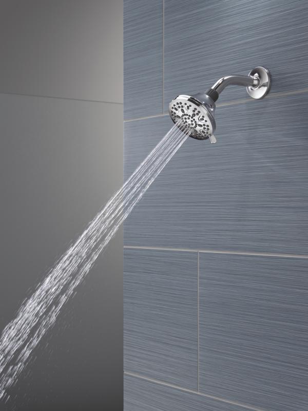 DELTA Universal Showering Components 3-Setting Shower Head, 2-Pack — Chrome
