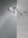 DELTA Universal Showering Components Bell Shower Head with Adjustable Arm Extender — Chrome