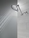 DELTA Universal Showering Components Bell Shower Head with Adjustable Arm Extender — Chrome