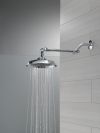 DELTA Universal Showering Components Bell Shower Head with Adjustable Arm Extender — Chrome