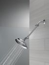 DELTA Universal Showering Components Bell Shower Head with Adjustable Arm Extender — Chrome