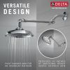 DELTA Universal Showering Components Shower Head with Adjustable Arm — Chrome