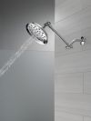 DELTA Universal Showering Components Shower Head with Adjustable Arm — Chrome