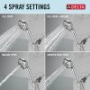 DELTA Universal Showering Components 4-Setting Hand Shower — Chrome