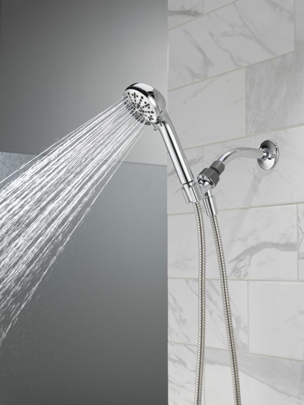 DELTA Universal Showering Components 4-Setting Hand Shower — Chrome