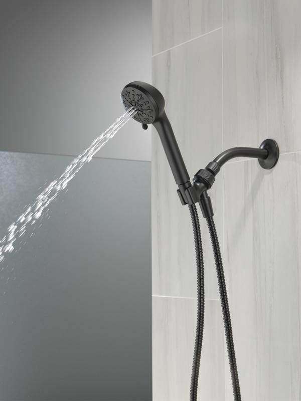 DELTA Universal Showering Components 4-Setting Hand Shower — Matte Black