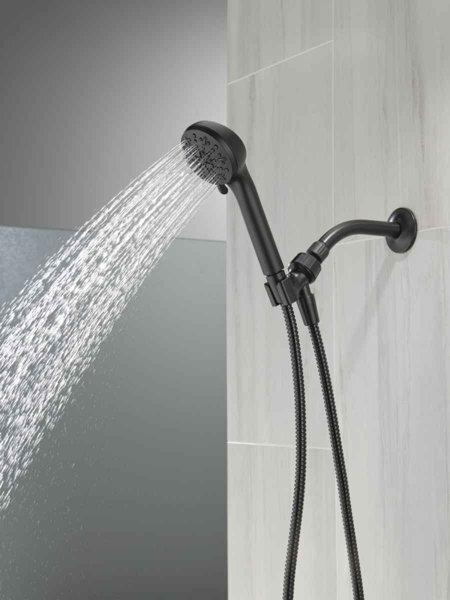 DELTA Universal Showering Components 4-Setting Hand Shower — Matte Black