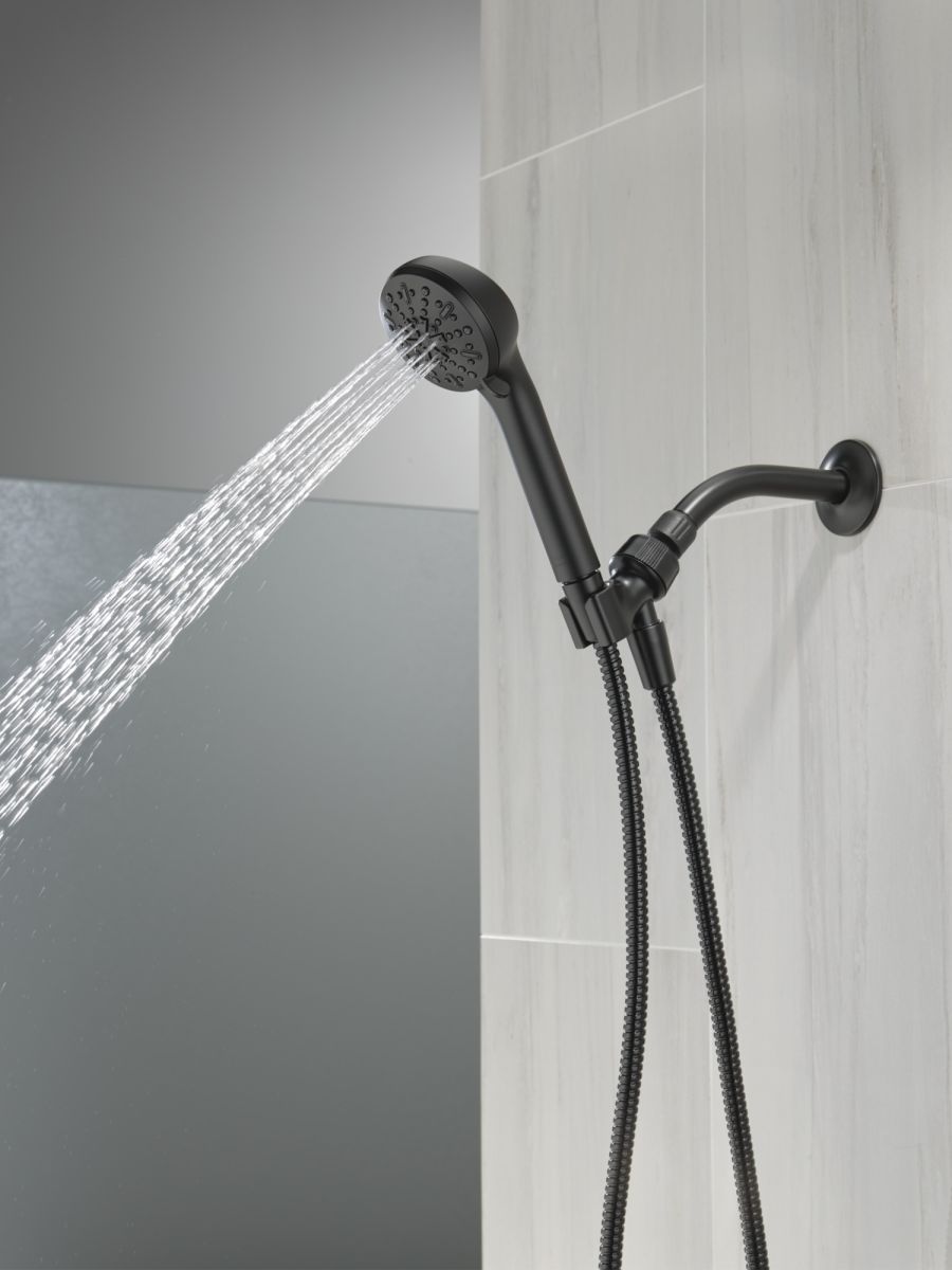DELTA Universal Showering Components 4-Setting Hand Shower — Matte Black