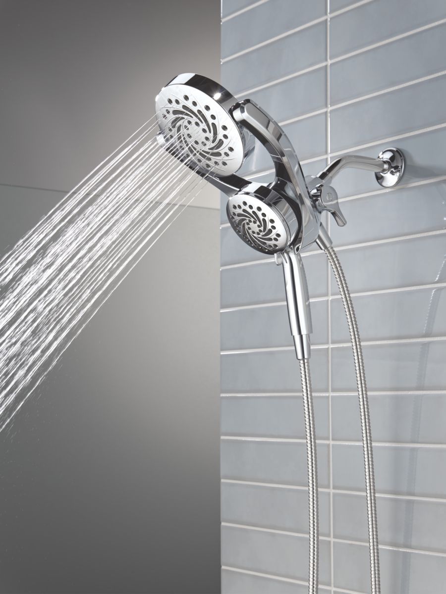 DELTA Universal Showering Components 5-Setting HydroRain with ProClean — Chrome
