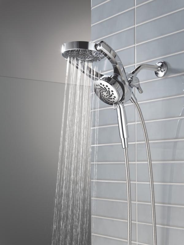 DELTA Universal Showering Components 5-Setting HydroRain with ProClean — Chrome