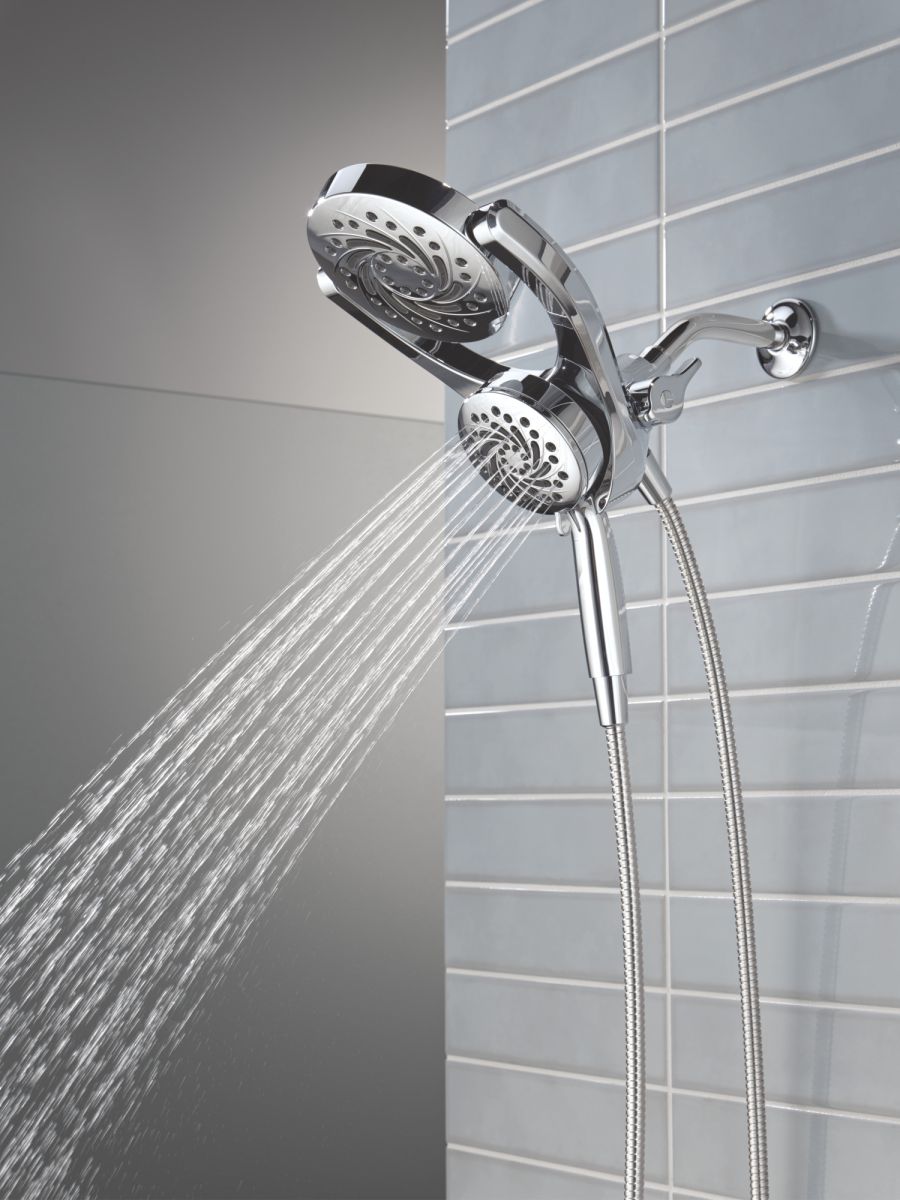 DELTA Universal Showering Components 5-Setting HydroRain with ProClean — Chrome