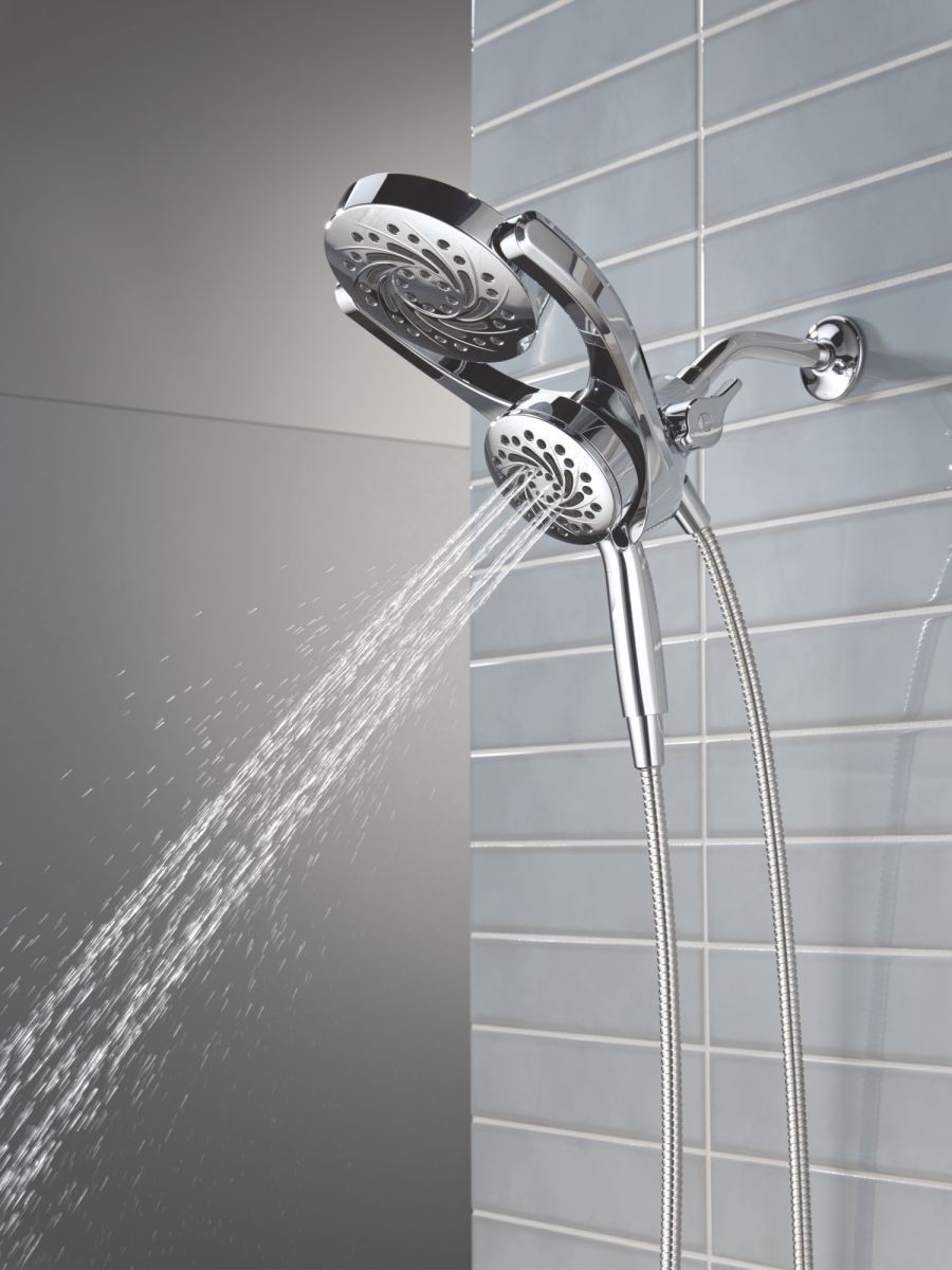 DELTA Universal Showering Components 5-Setting HydroRain with ProClean — Chrome